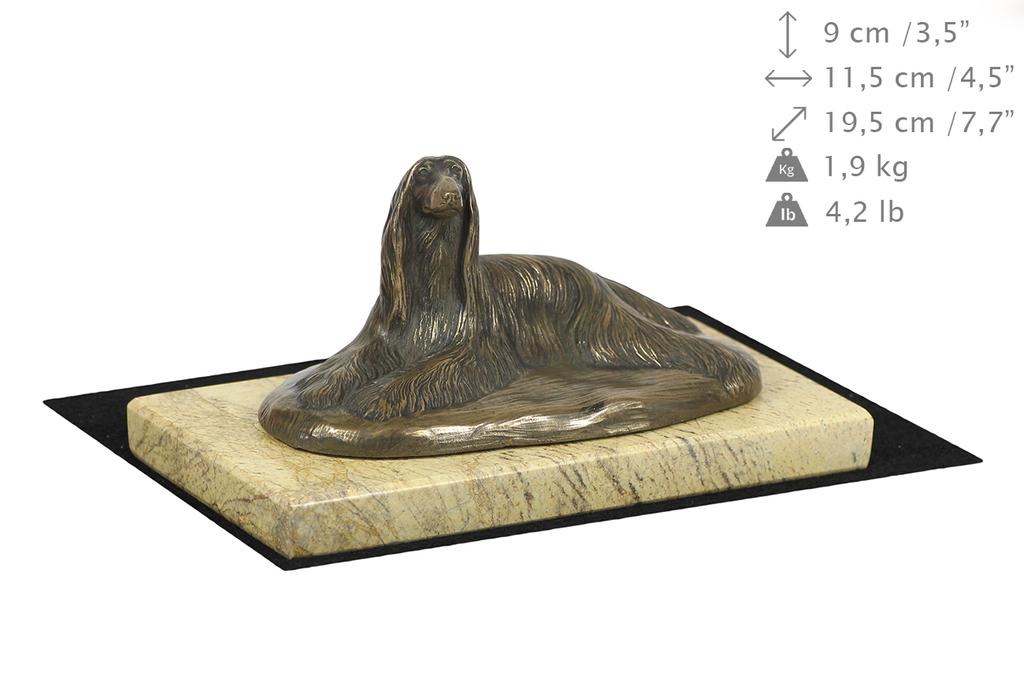 Afghan Hound, Tazi - Dog Figurine, Dog Silhouette Figurine, Trophy for Art-Dog Dog Show Exhibition