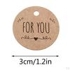 100x Round Kraft Paper Tags String Party Favor gift by diy Cards