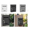 Wall Mounted Mailbox Letter Box Mail Insertion Locking Mail Box for Outdoor Office Front Door House External Home Decoration