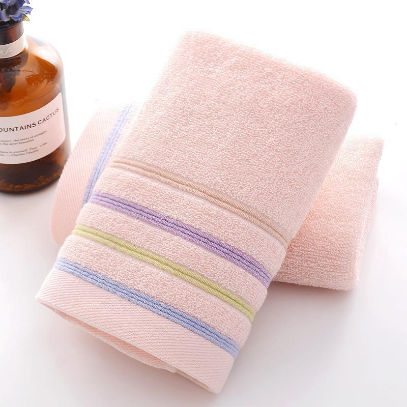 Soft, Lint-Free Pure Cotton Face Towel - Quick-Drying & Absorbent for Home Use