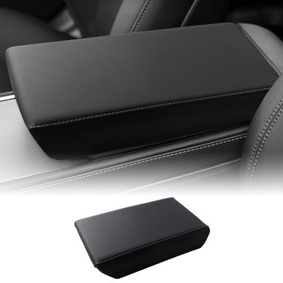 FDAIUN Car Armrest Cover for Tesla Model Y Juniper Tesla Model 3 Front Armrest Box Cover Car Center Console Cover Scratch Protection Interior Panel