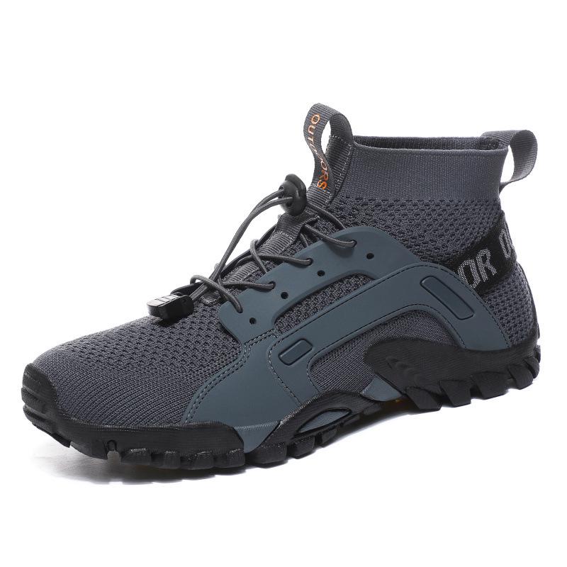Men's Large Size Non-Slip Water Hiking Shoes - Outdoor Casual Wading and Fishing Footwear