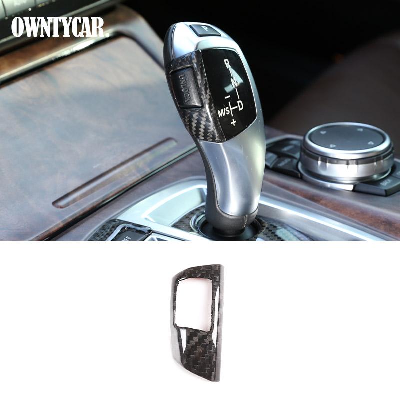

For BMW 3 4 Series F30 F31 F32 F35 2013-2019 Real Carbon Fiber Car Console Gear Shift Panel Decoration Cover Trim Stickers