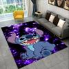 Cute S-Stitch Cartoon Non-Slip Area Rug for Living Room,Bedroom,Playroom,Soft Carpet Floor Mat Home Decor Rug Kids Room Gift