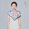 Jingsijie Diamond Breakfast Mulberry Silk Scarf