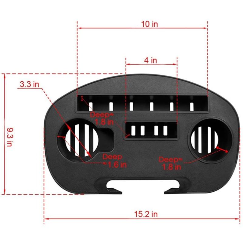 Outdoor Faltbare Entspannungssessel Getränkehalter Faltbare Liegesessel Tragbare Stühle Tablett Clip-on Beistelltisch Getränkehalter Tablett