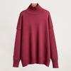 Autumn Winter Women's Solid Color Knitted Turtleneck Sweater Female Warm FashionThick Loose Casual Pullovers