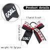 10PCS Soccer Themed Fabric Hair Bowknots Supporter Hair Decorations Perfect For Sports Event And Celebration