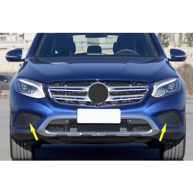 2538850122 253885022 Für Benz GLC300 W253 2016- Linke Rechte Seite Frontstoßstange Kühlergrill Nebelscheinwerferabdeckung Autozubehör Paar