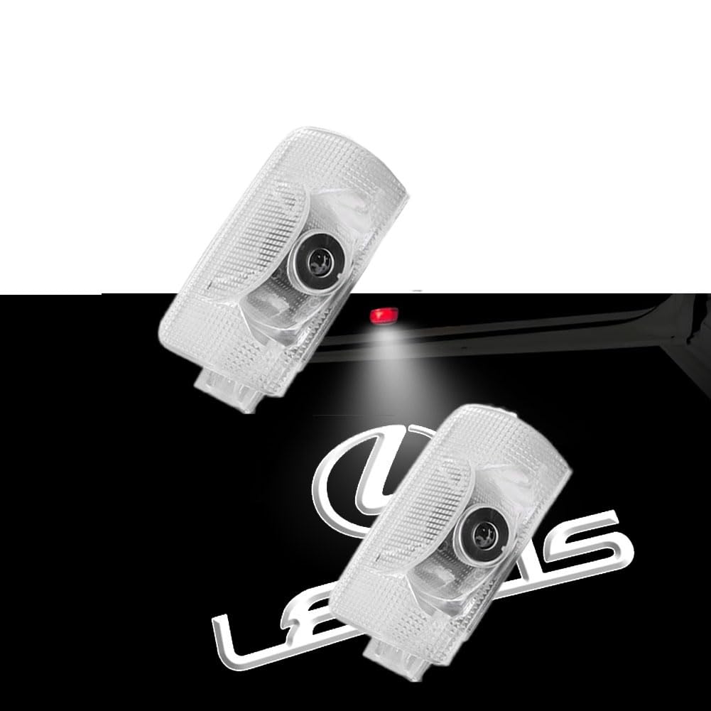 

Светодиодная проекция логотипа, приветственный свет для двери, вежливая подсветка, лазерный логотип, совместим с дверью автомобиля Lexus IS RX LX GS LS ES UX NX серии