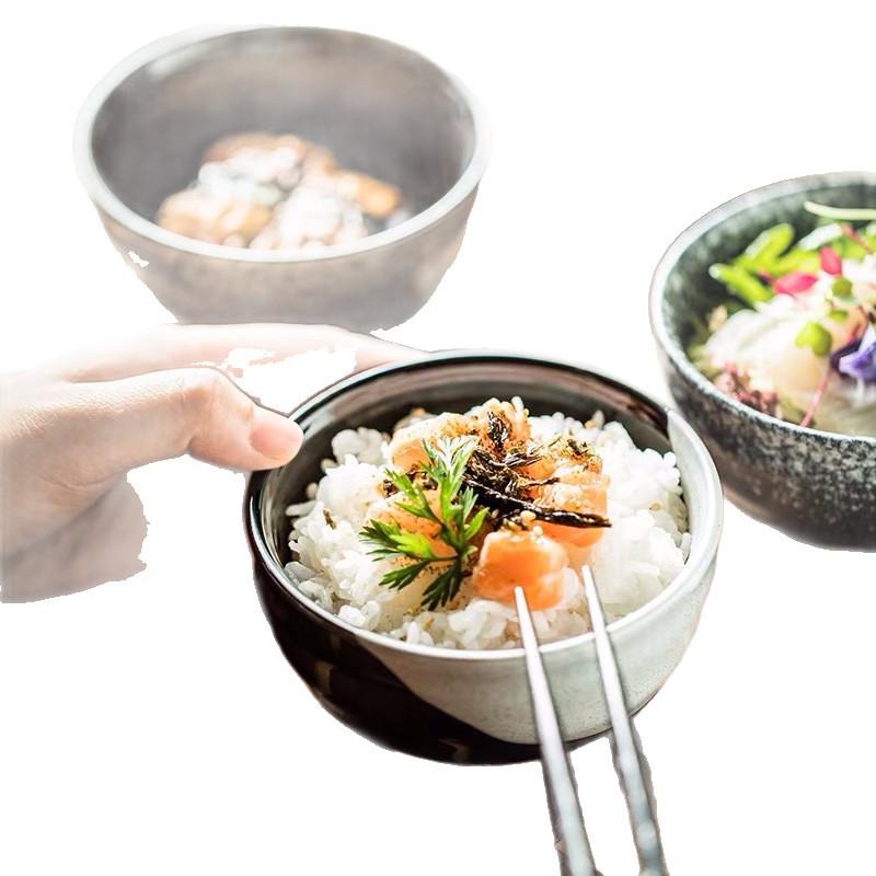 Japanese Ceramic Rice & Salad Bowl – Small, Versatile Soup & Breakfast Bowl for Home or Restaurant Use