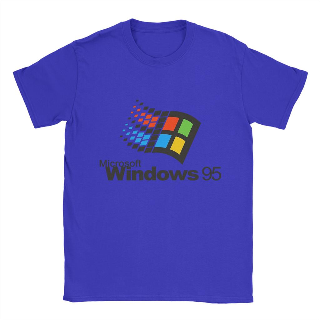 Windows 95  T Shirt Summer  Cotton T-Shirts For Men Fashion Pattern Tshirt Short Sleeve Vintage Tees