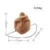 Luxury Fur Handbag Women Vest Design Soft Plush Crossbody Bag Thin Metal Chain Shoulder Bag Korean Winter Party Bag Coin Purse