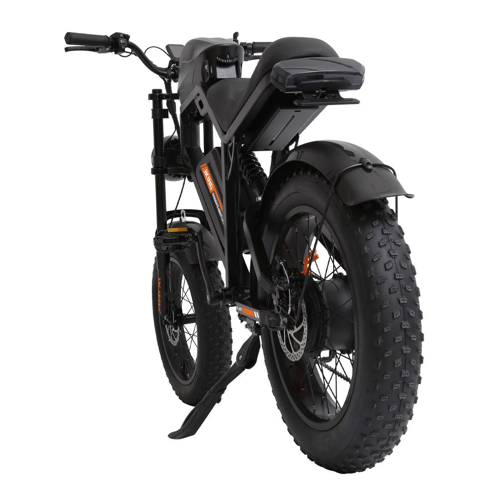 JKING FXH-002 All-Terrain Electric Bicycle 48V15.6Ah Battery 500W Motor 40KM Range 120KG Load 20 Inch Fat Tires E-Mountain Bike
