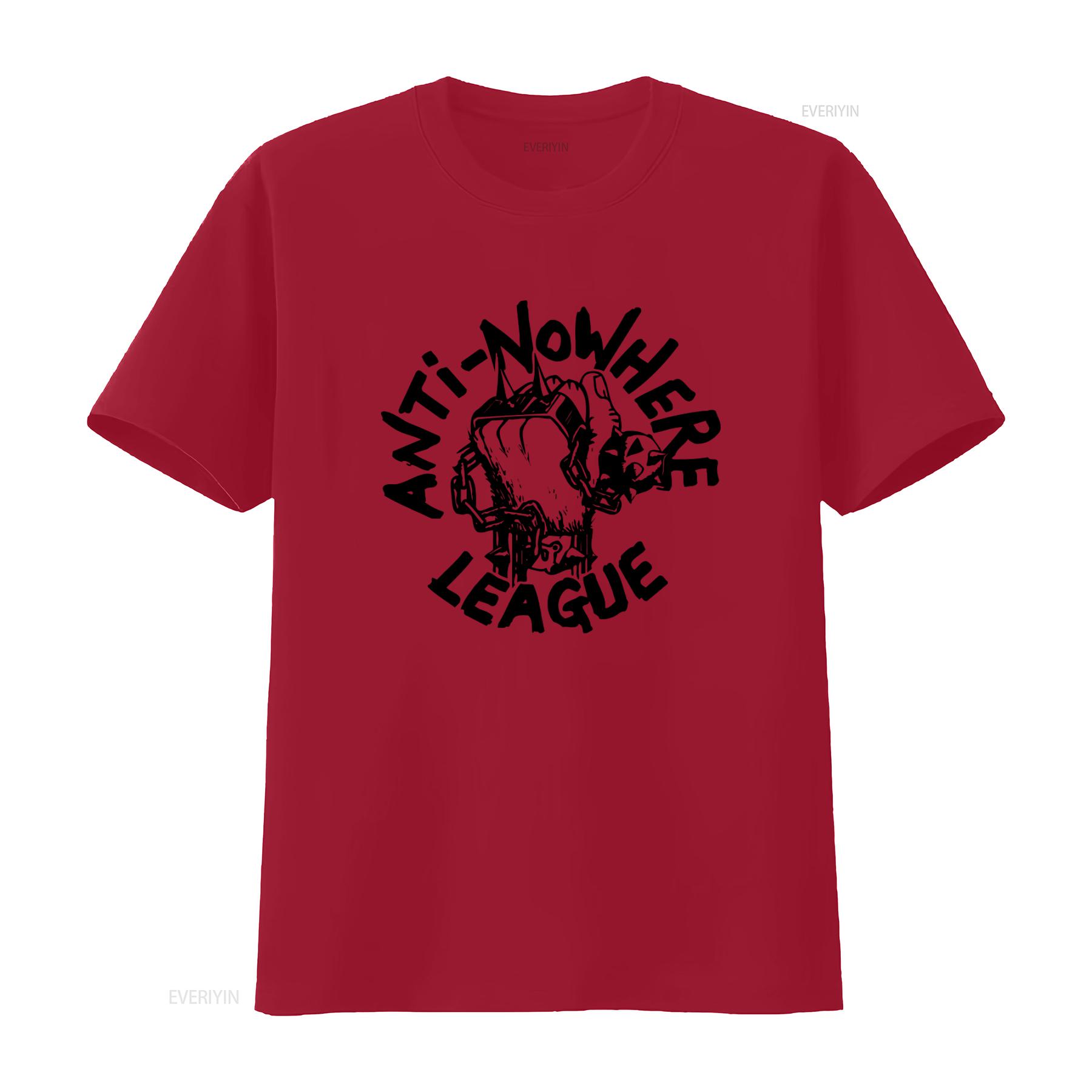 

Anti Nowhere League Retro Music Punk Rock T Shirt 183 White Bold Design High Quality Print vintage Washed Breathable fashion S