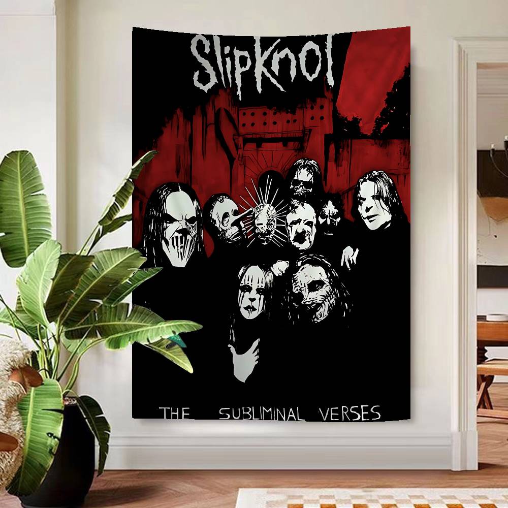 Band Rap SSlipknot Cartoon Tapestry Wall Hanging Decoration Household Home Decor