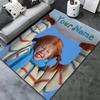 Pippi Longstocking Custom Name Carpet Rug for Living Room Bedroom Home Sofa Decoration,Kids play Non-slip Floor Mat