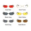 Fashion Punk Square Sunglasses Women Luxury Brand Small Frame Sun Glasses Female Rectangle Metal Mirror  Feminino