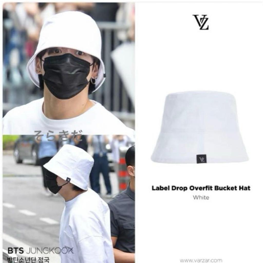 [USED] VARZAR 593 Authentic Bazaar White Hat (Worn by BTS Jungkook)