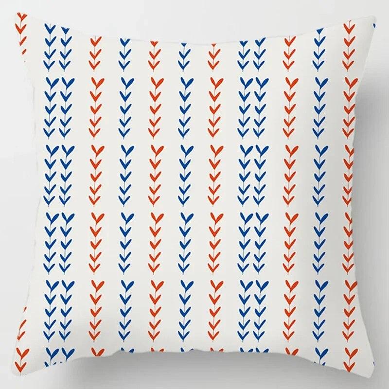 45x45cm Modern simple geometric print pillowcase Room bed Sofa Chair Office cushion cover Home Decoration embrace
