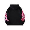 Unisex Streetwear Hoodie With Skeleton Print Loose Fit Casual Pullover Men Women