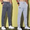 Letní móda volné rovné pánské kalhoty ležérní dlouhé kalhoty pánská móda ležérní kalhoty přiléhavé tepláky M-5XL