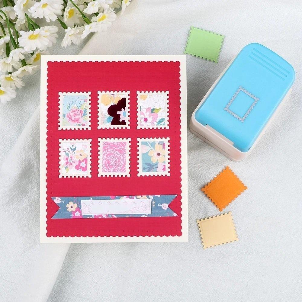 Labor Saving Stamp Border Punch 2.87x2.39cm Stamp Shape Hole Punch Toothed Puncher Embosser Craft