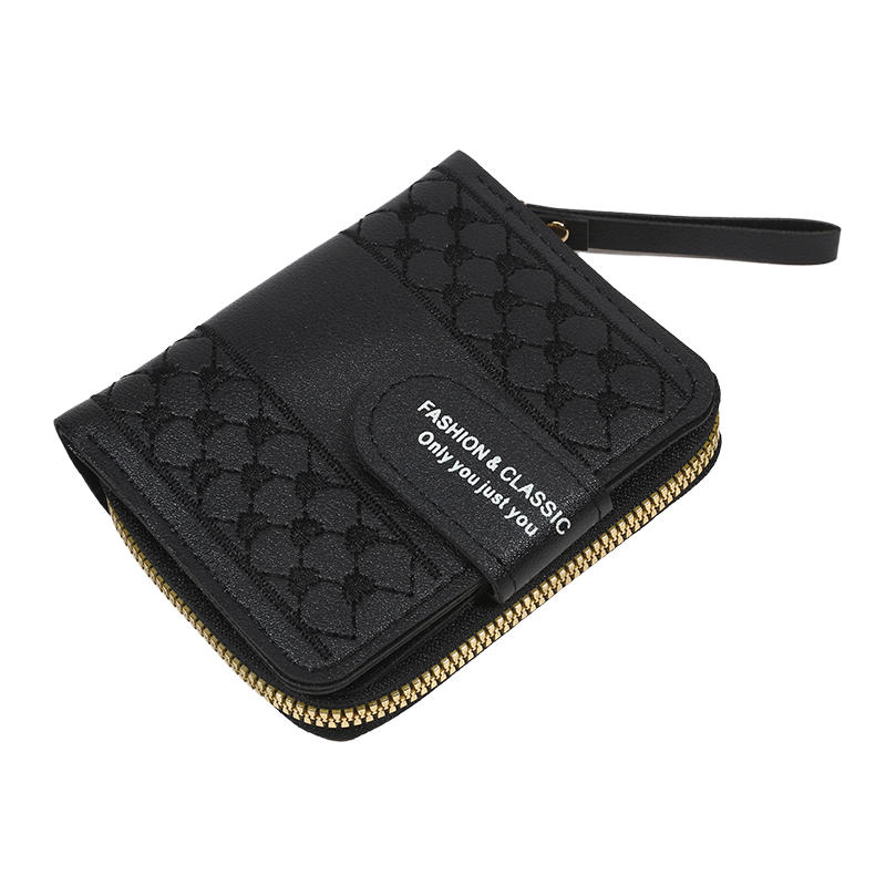 Women's Wallet Short Zipper Large Capacity Zero Wallet Versatile Handbag Card Holder