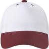 DESCENTE Front Panel Cap White X Wine Size L Men's DB5SCP02M, Red,