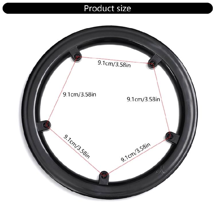 Quick Install Bicycles Chain Cover Width Reflective Safety Chainring Protectors for Bicycles Component