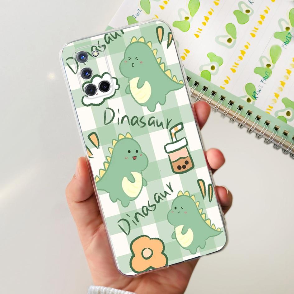 For OPPO A92 Case CPH2059 Fashion Marble Butterfly Clear Funda Soft Silicone Phone Cover For OPPO A72 A52 CPH2061 CPH2067 Bumper