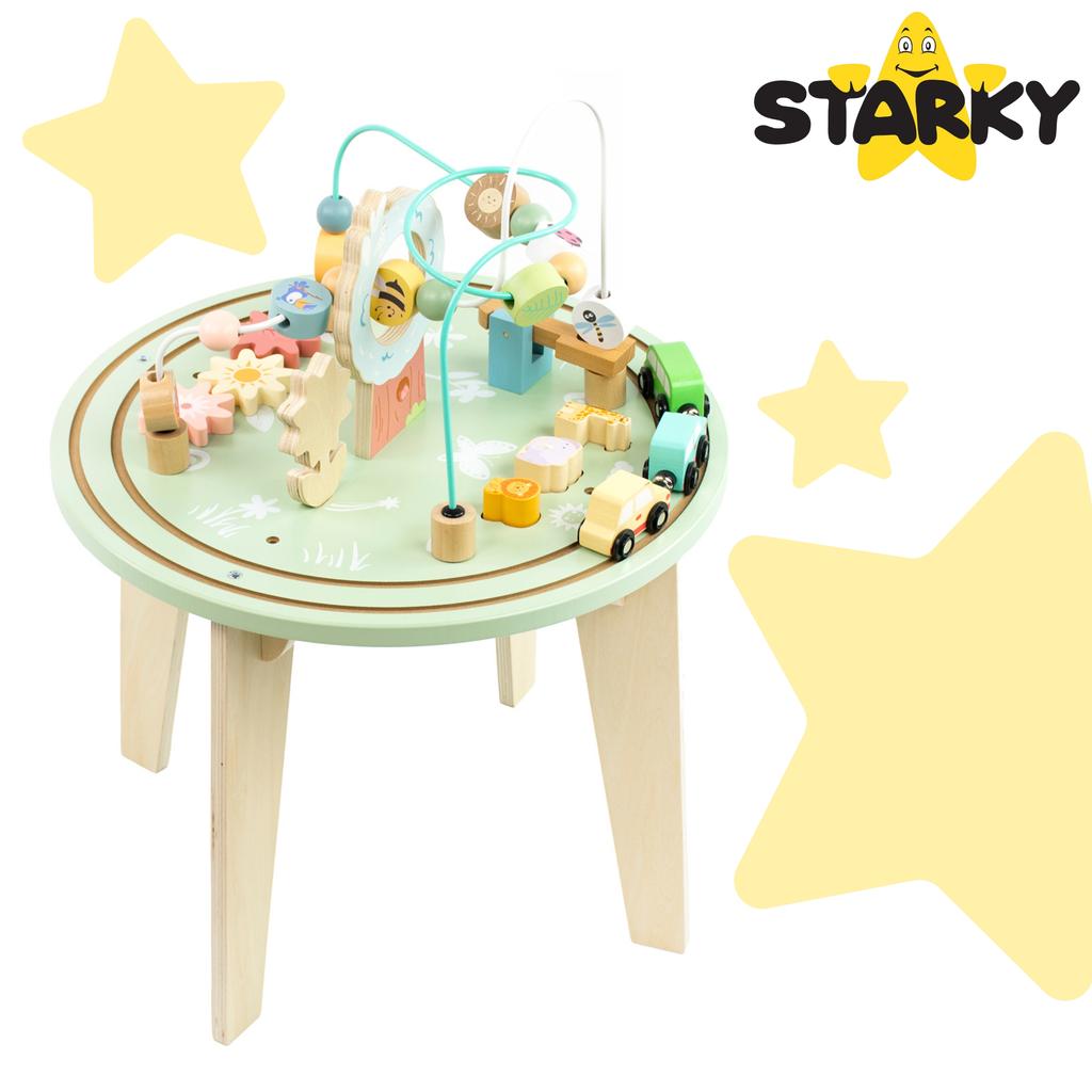 Wooden Educational Table for Children, Table, Train, Activity, Fun