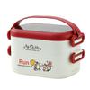 Doppellagige isolierte Lunchbox für Damen: Kompakter Edelstahl-Mahlzeitbehälter zum Abnehmen, ideal für Studenten & Berufstätige