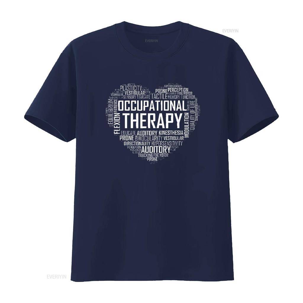 Womens OT Occupational Therapy T Shirt Therapist Month Black Medium vintage Washed Soft Versatile Stylish Top For Everyday Wear