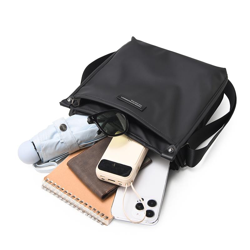 Geantă de umăr pentru bărbați, impermeabilă, cu mai multe straturi, cu capacitate mare, pentru afaceri