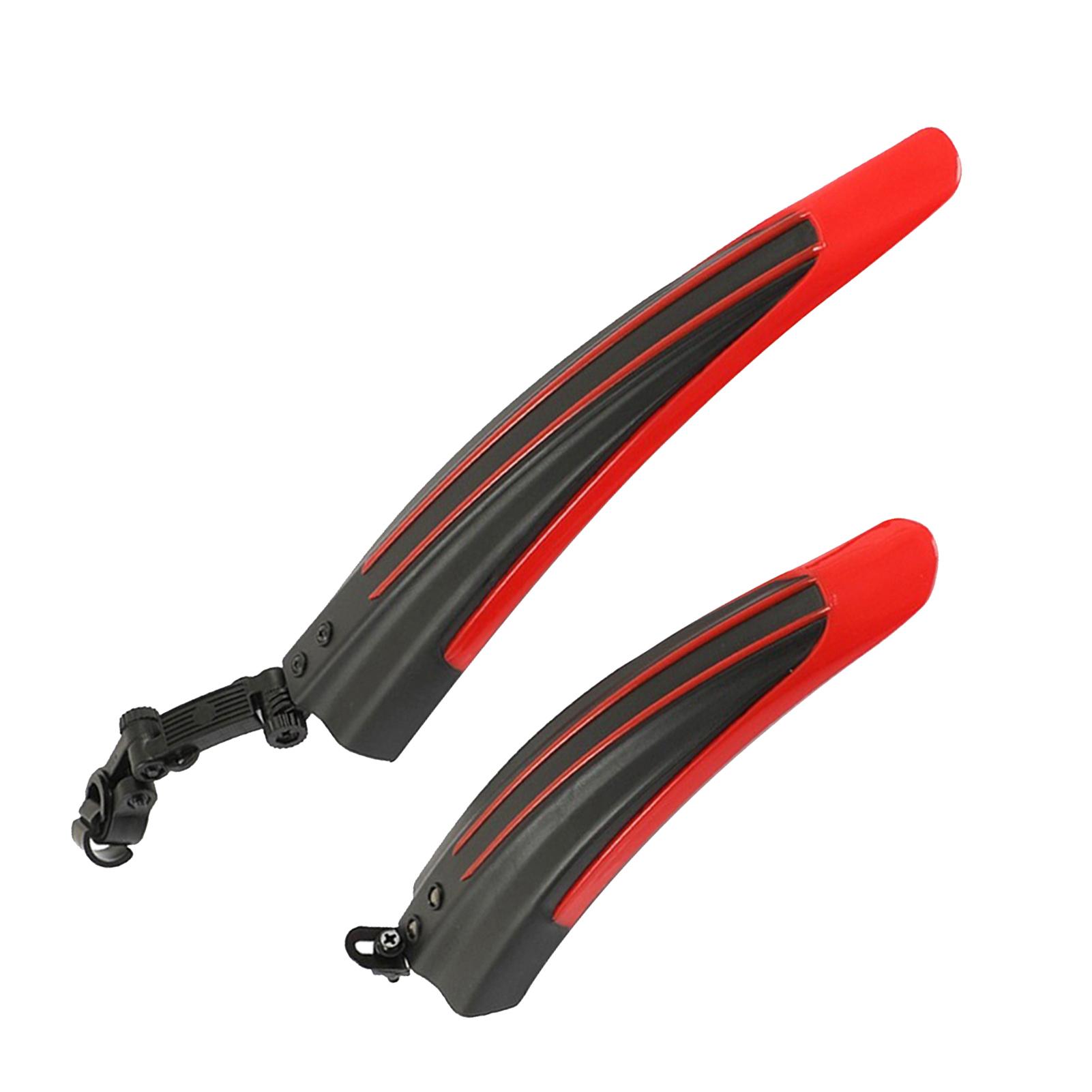 

Регулируемые Дорожный Горный Велосипед Велосипедный Цикл Шина Переднее Заднее Крылья Брызговики Набор красный