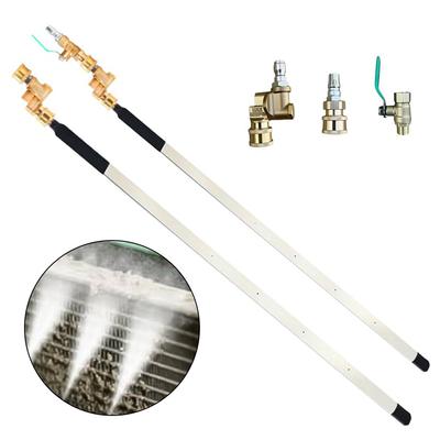 Radiator Cleaning Tool 4500 PSI Radiator Flush Cleaner Stainless Steel 1/4 Quick Connector High-pressure Car Washer Systems