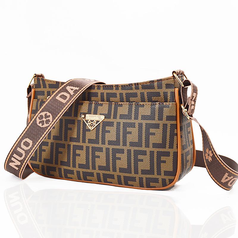 ide shoulder strap crossbody bag women's new fashion trend large capacity texture middle-aged and elderly underarm shoulder women's bag