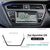 For Hyundai I20 2015 2016 2017 2018 2019 2020 LHD RHD Real Soft Carbon Fiber Center Console CD Panel Frame Car Accessories