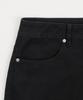 EXCONTAINER Daily Curved Cotton Pants (Black)