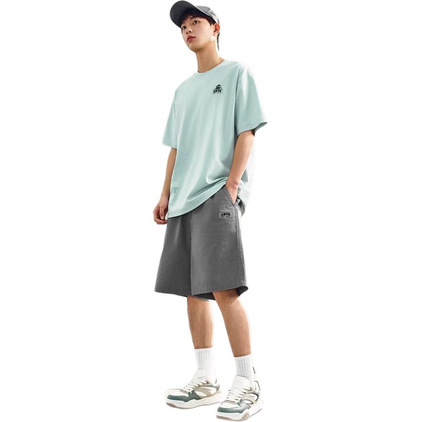 Anta Life Series Breathable Versatile Simple Comfortable Casual Shorts Unisex Shorts Basic-Black 172528507-1