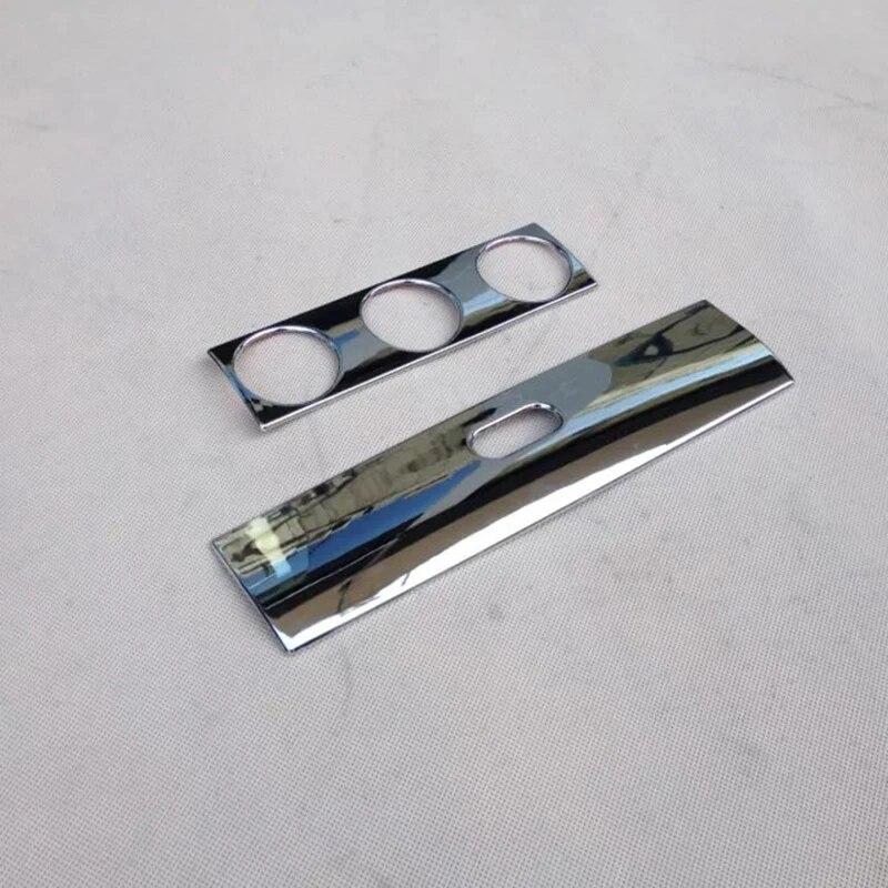 

2013/14/15/16 для Dodge Journey Fiat Freemont, верхняя часть автомобиля, крышка переключателя телевизора, отделка, ABS, хром, автомобильная внутренняя наклейка, аксессуары в виде ракушки ABS Silver