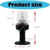 All Round LED Boat Mast Light 54mm By 128mm Energy Efficient White Navigation Lamp Plastic Construction