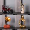 Retro Violin Ornament: Creative Minimalist Home Accessory for Living Room, TV Cabinet, or Bookcase.