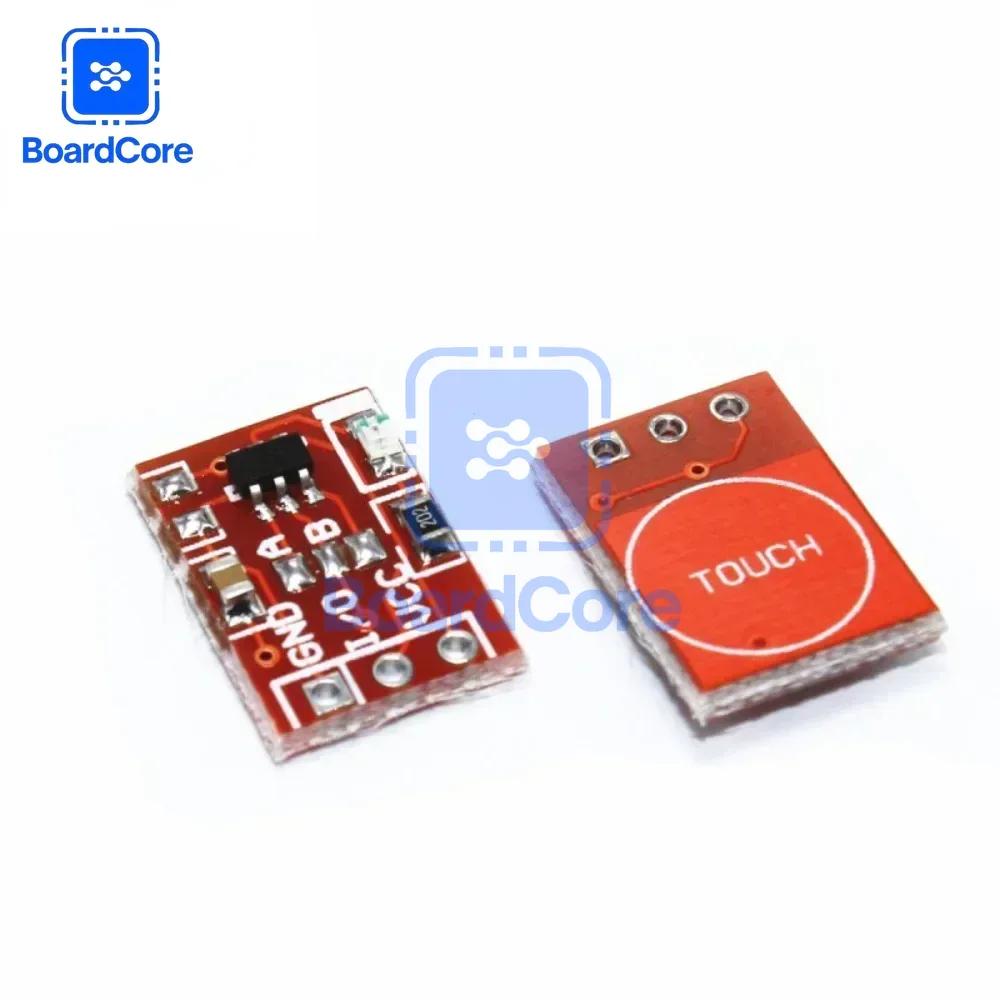 10-30PCS TTP223 Touch Button Module Single Channel Self Locking Touch Switch Sensor 2.5-5.5V Capacitor Type Switches for Arduino