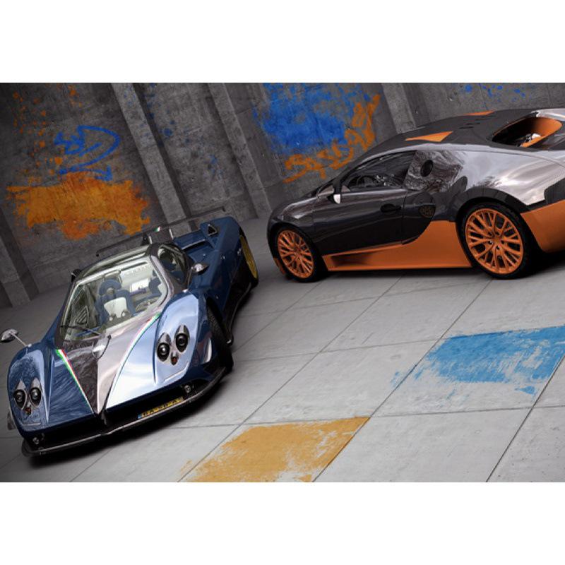 Cool Supercar Posters: Decorative Wall Art for Dorms & Showrooms with Free Shipping