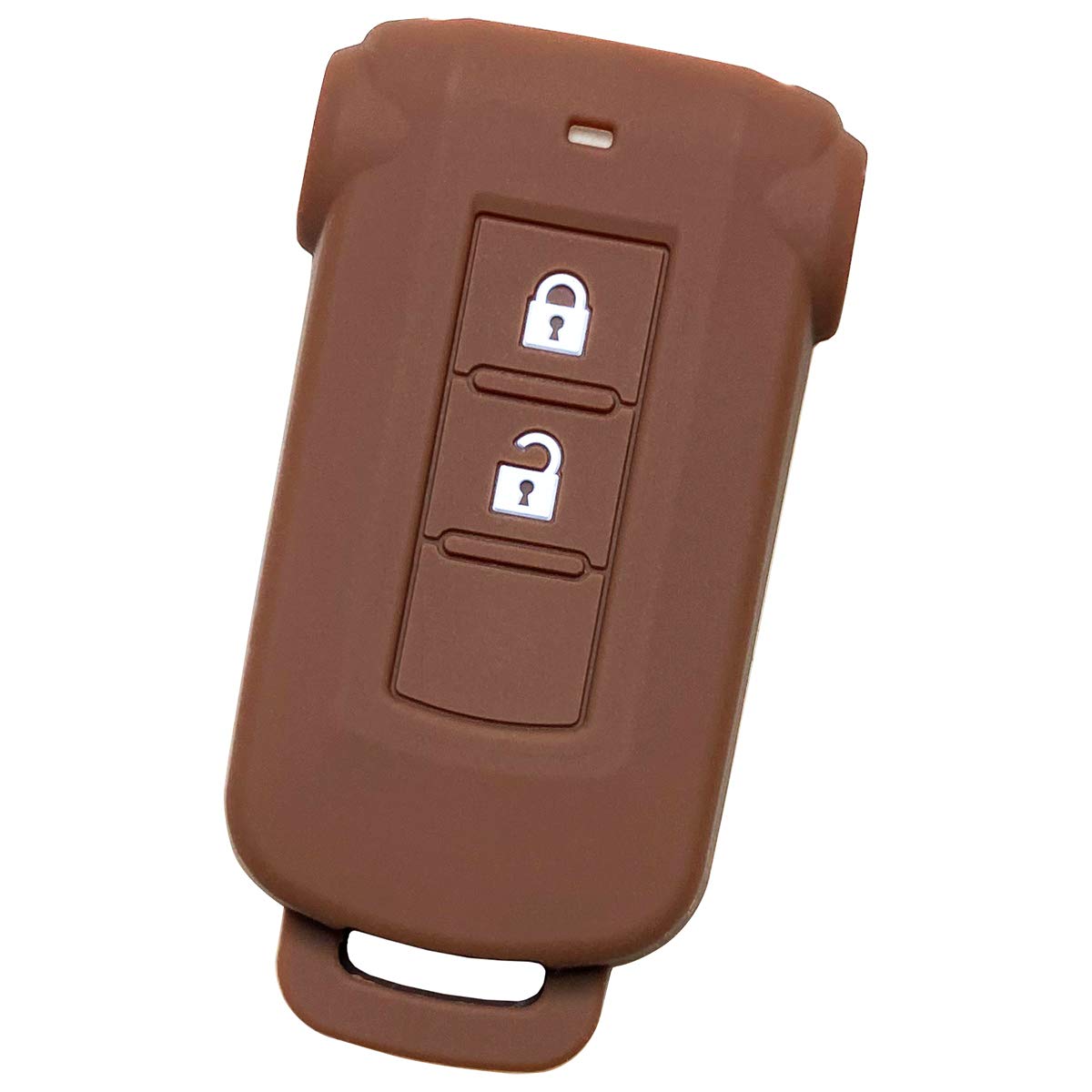 

[IKT] (Mitsubishi / Nissan Cars) Silicone Cover for Smart Keys, Brown, Delica D5, Outlander