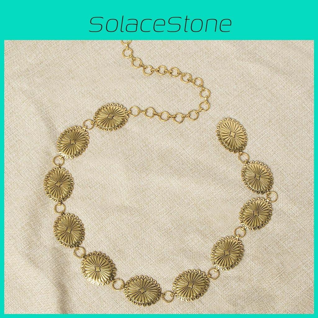 Womens Waist Bohemian Chain With Embossed Metal Finish For Summer And Wear Winter