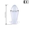 Transparent Huge Soft Anal Plug Big Butt Sex Toys for Men Women 18 Gay Masturbation Prostate Stimulation Massager Thick Expander