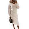 Women's Sexy Long-Sleeve Knit Skirt Sweater - European & American Autumn Style 2022